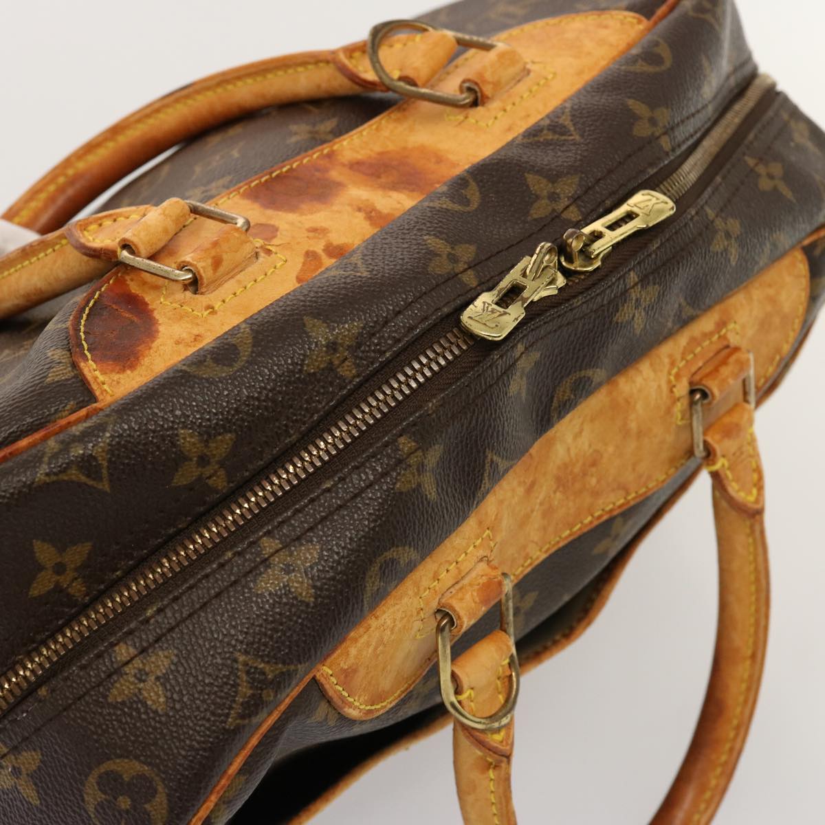 LOUIS VUITTON Monogram Deauville Hand Bag M47270 LV Auth bs14744