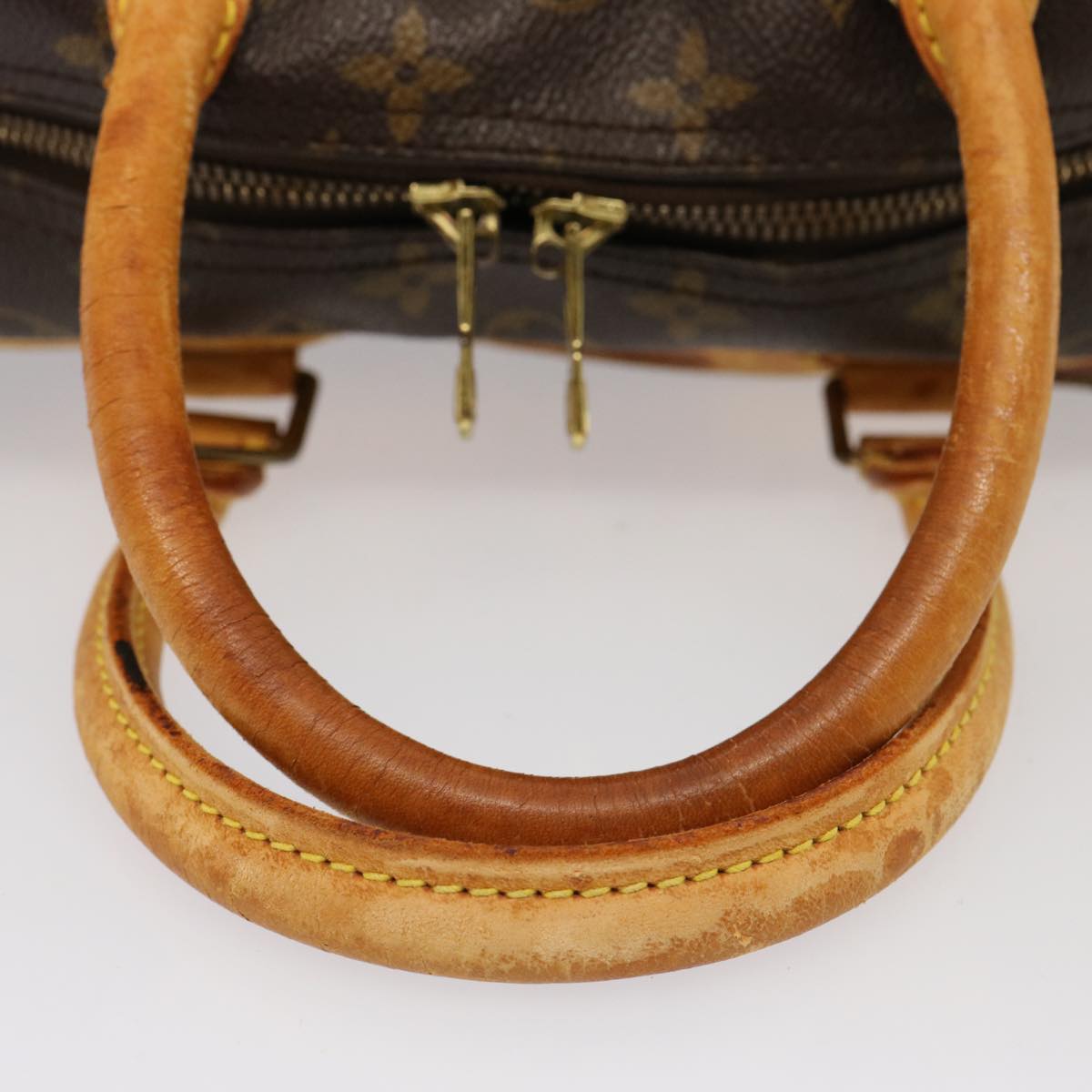 LOUIS VUITTON Monogram Deauville Hand Bag M47270 LV Auth bs14744