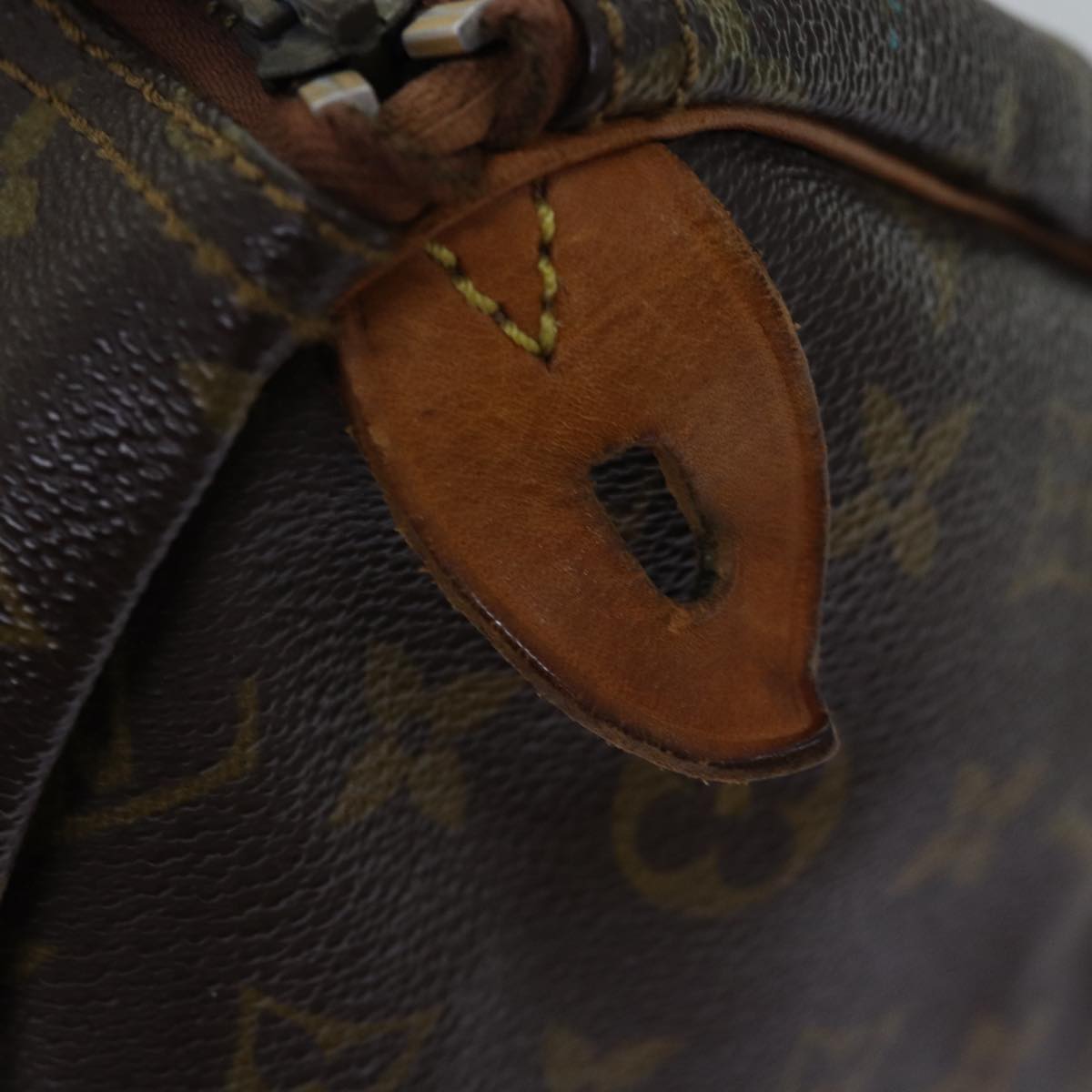 LOUIS VUITTON Monogram Speedy 35 Hand Bag M41524 LV Auth bs14747