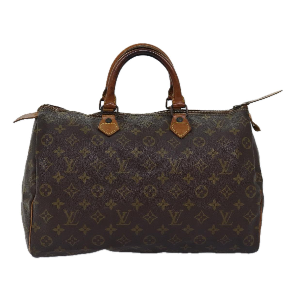 LOUIS VUITTON Monogram Speedy 35 Hand Bag M41524 LV Auth bs14747