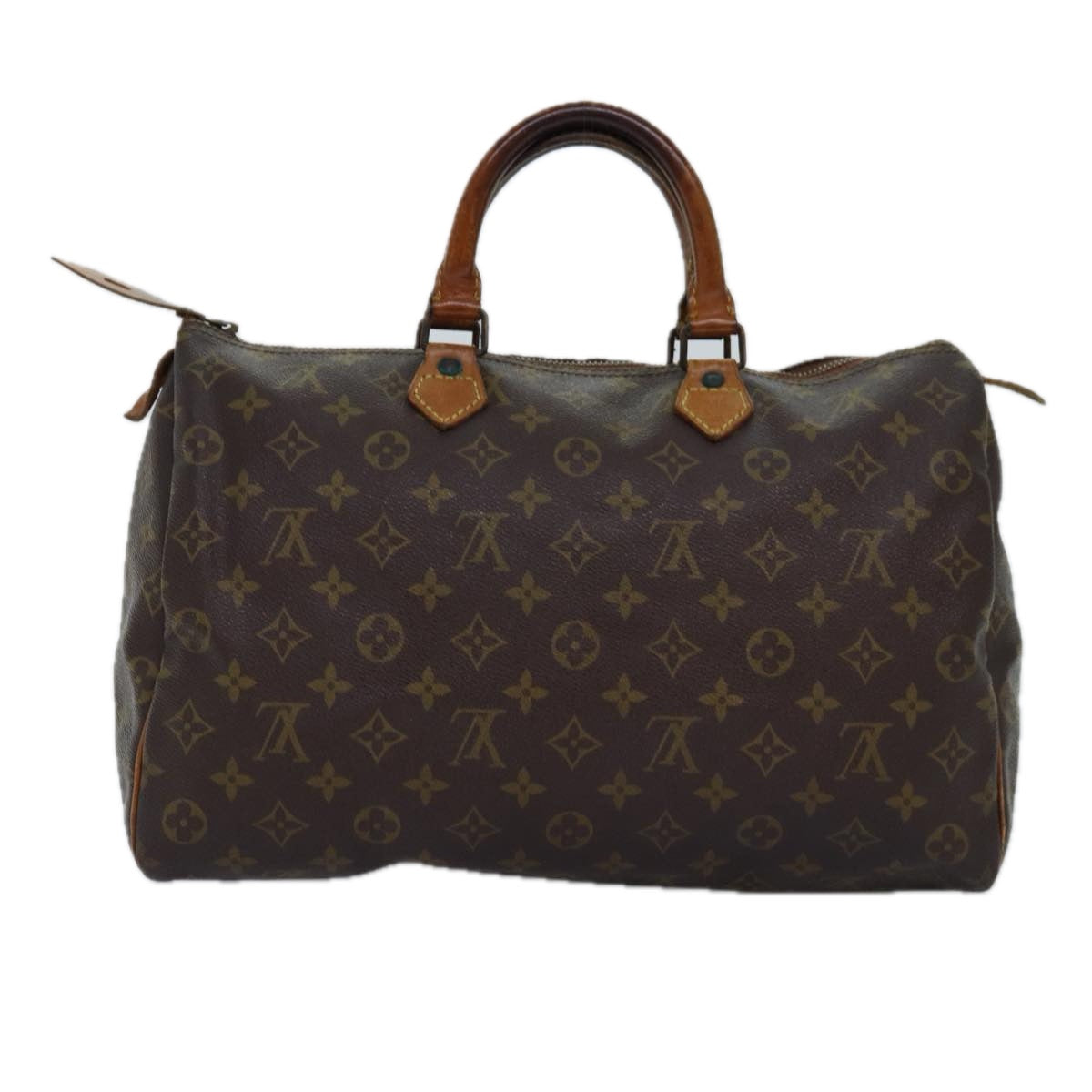 LOUIS VUITTON Monogram Speedy 35 Hand Bag M41524 LV Auth bs14747 - 0