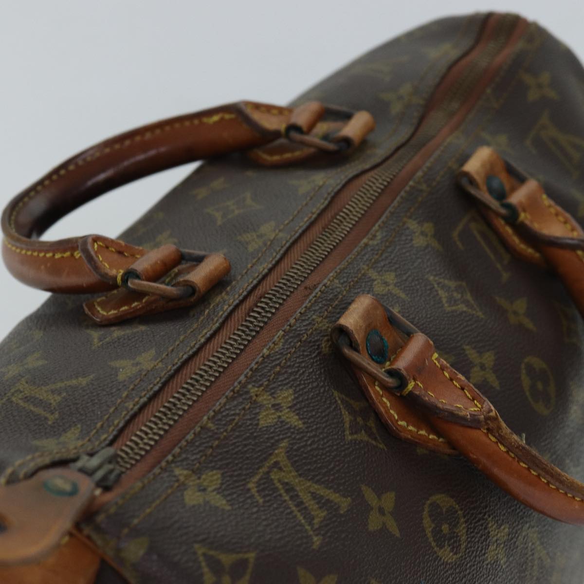 LOUIS VUITTON Monogram Speedy 35 Hand Bag M41524 LV Auth bs14747