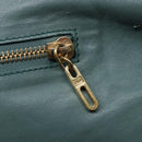 Chloe Shoulder Bag Leather Turquoise Blue Auth bs14789-17