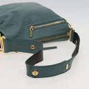 Chloe Shoulder Bag Leather Turquoise Blue Auth bs14789-7