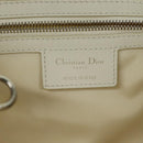 Christian Dior Lady Dior Canage Tote Bag Coated Canvas White Auth bs14793-16