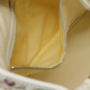 Christian Dior Lady Dior Canage Tote Bag Coated Canvas White Auth bs14793-20