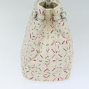 Christian Dior Lady Dior Canage Tote Bag Coated Canvas White Auth bs14793-5