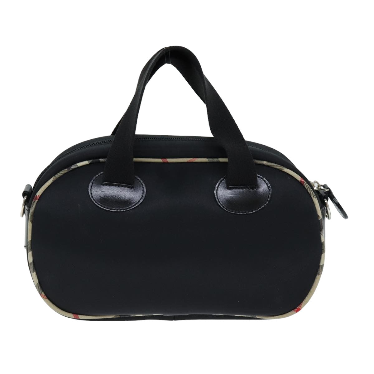 BURBERRY Hand Bag Nylon Black Auth bs14801 - 0