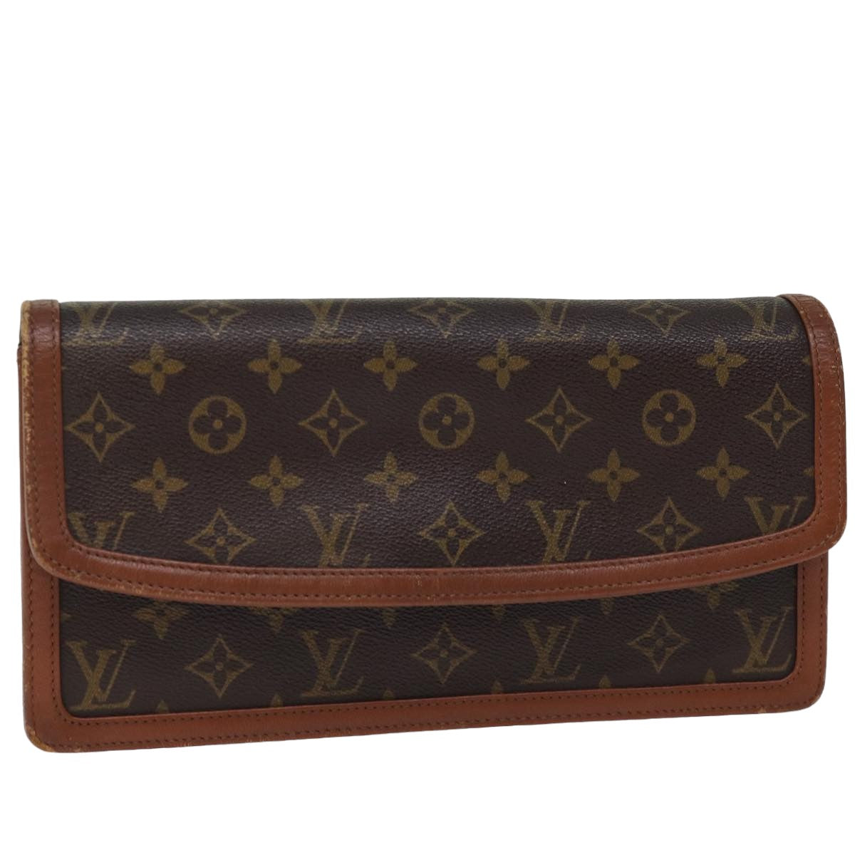 LOUIS VUITTON Monogram Pochette Dam GM Clutch Bag M51810 LV Auth bs14816