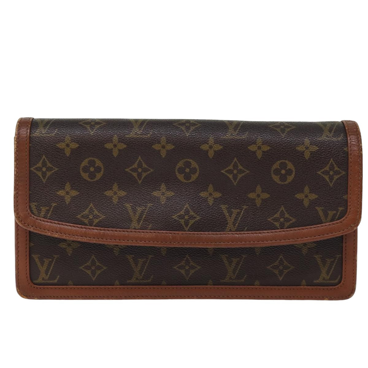 LOUIS VUITTON Monogram Pochette Dam GM Clutch Bag M51810 LV Auth bs14816