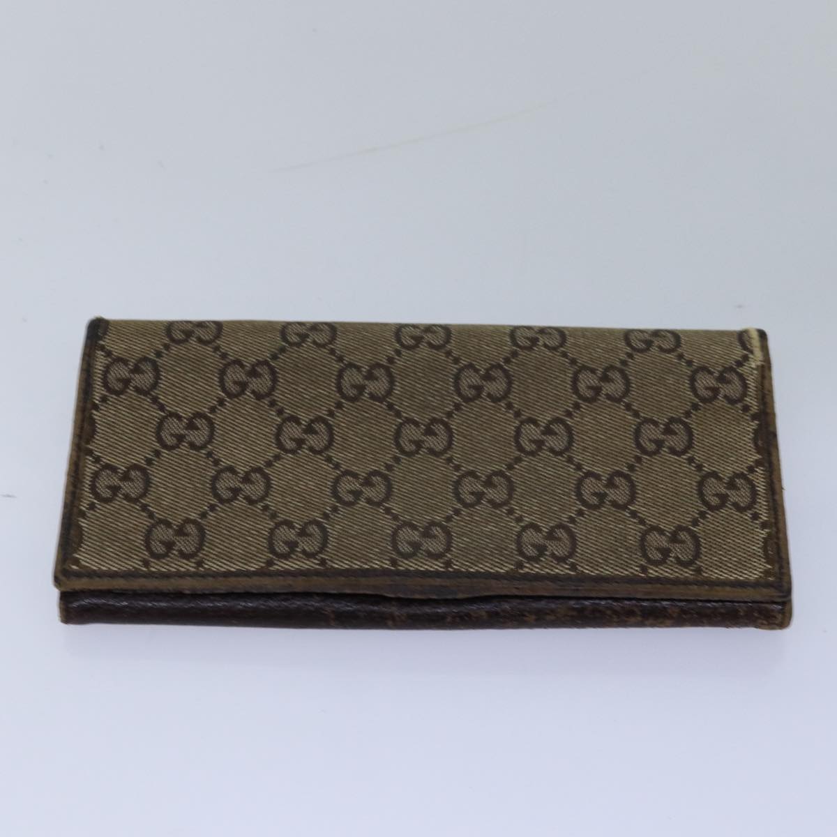 GUCCI GG Canvas Key Case Wallet 5Set Beige Black Auth bs14871