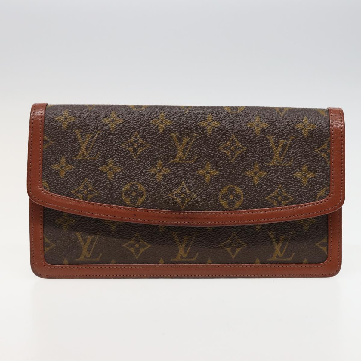 LOUIS VUITTON Monogram Clutch Bag 3Set LV Auth bs14873