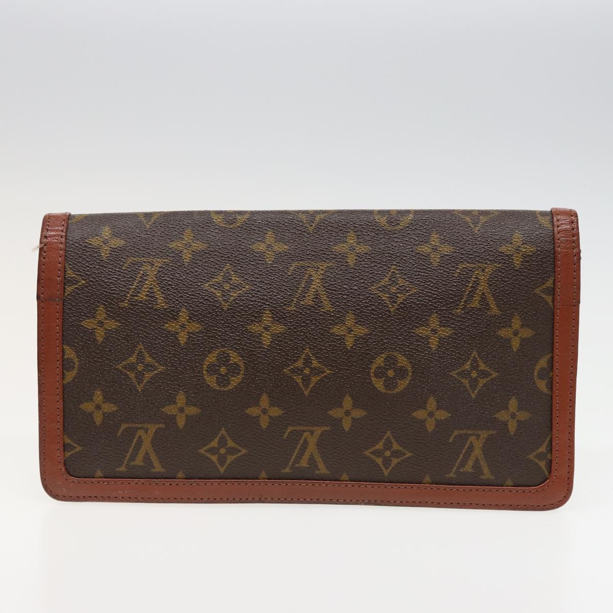 LOUIS VUITTON Monogram Clutch Bag 3Set LV Auth bs14873