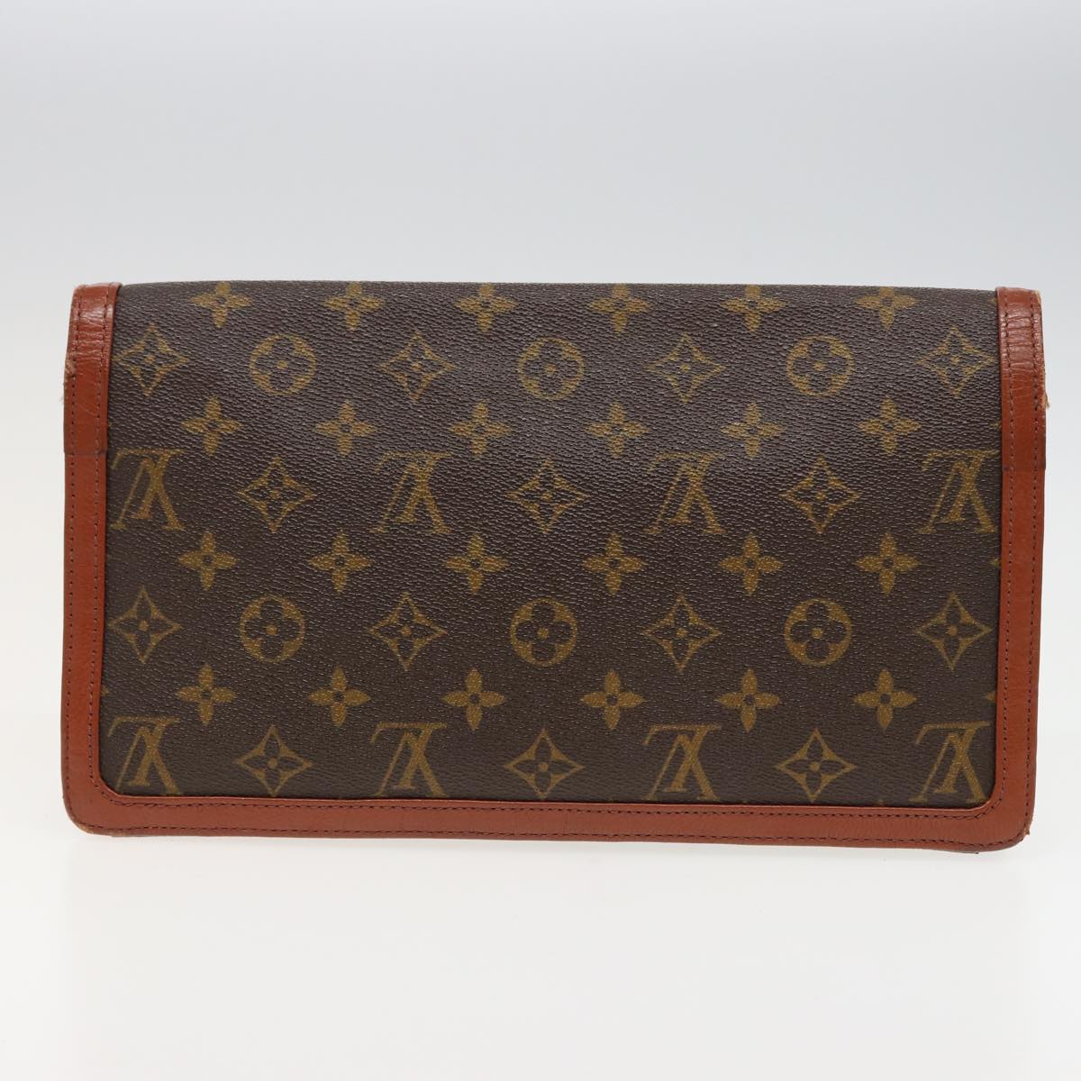 LOUIS VUITTON Monogram Clutch Bag 3Set LV Auth bs14873