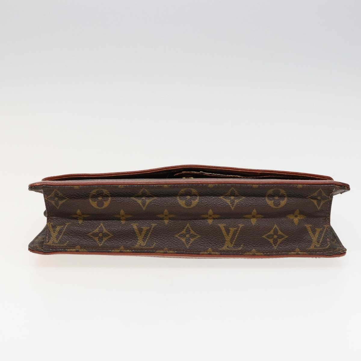 LOUIS VUITTON Monogram Clutch Bag 3Set LV Auth bs14873