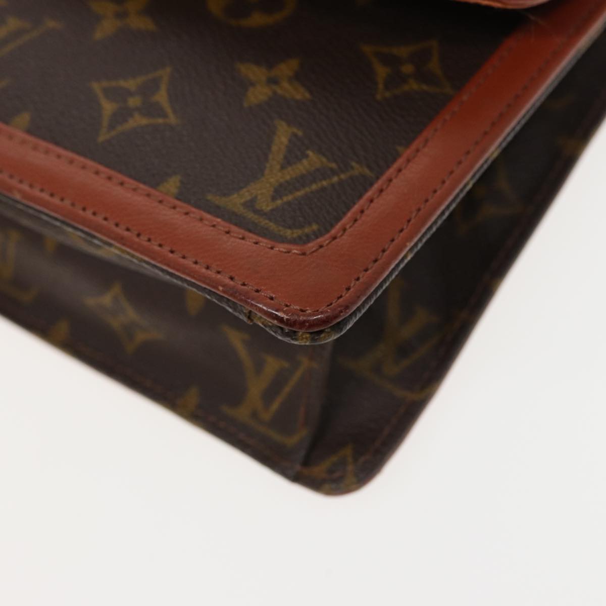 LOUIS VUITTON Monogram Clutch Bag 3Set LV Auth bs14873