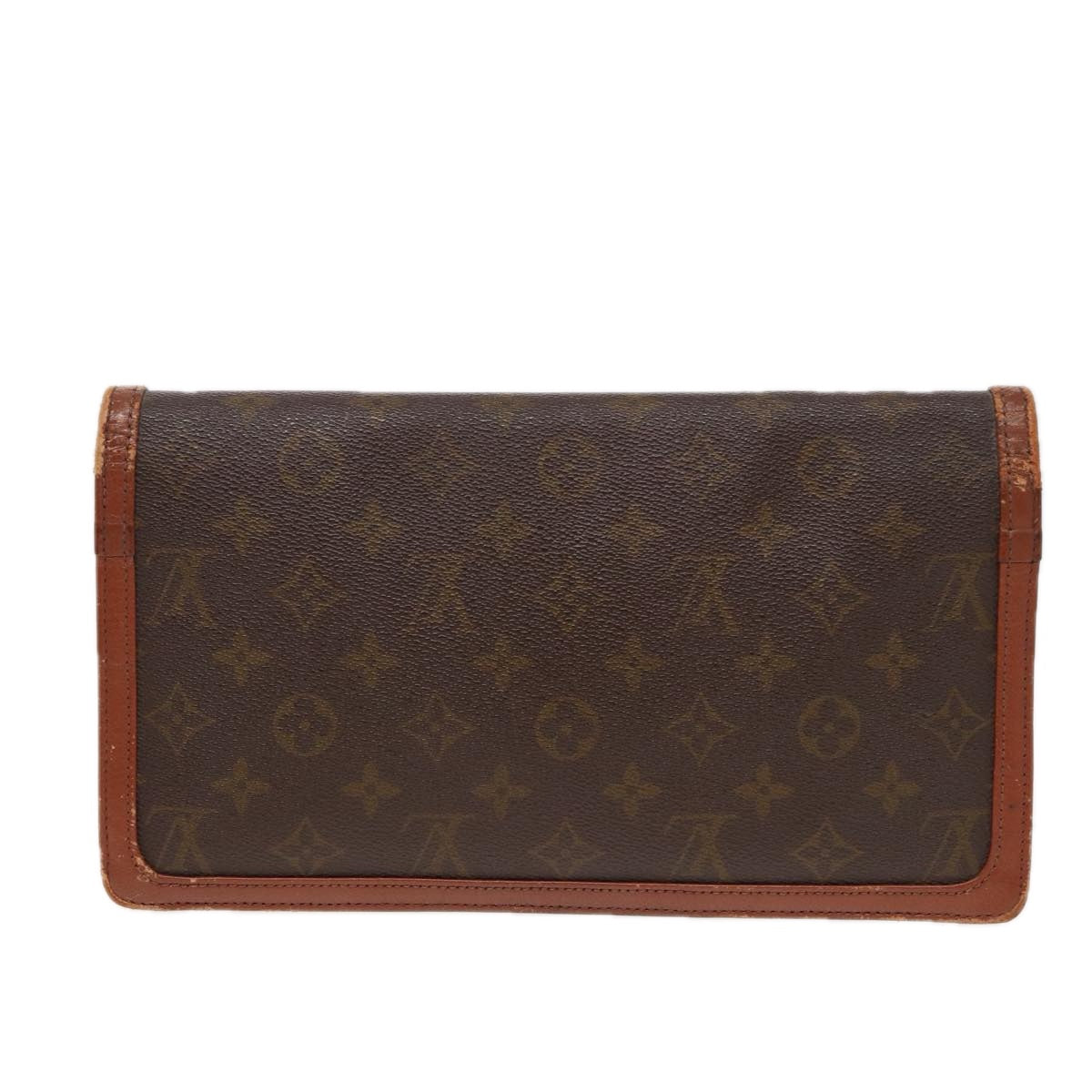 LOUIS VUITTON Monogram Clutch Bag 3Set LV Auth bs14873