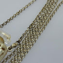 CHANEL Chain Perfume 2Set Gold Silver CC Auth bs14879-10