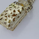 CHANEL Chain Perfume 2Set Gold Silver CC Auth bs14879-13