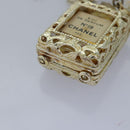 CHANEL Chain Perfume 2Set Gold Silver CC Auth bs14879-16