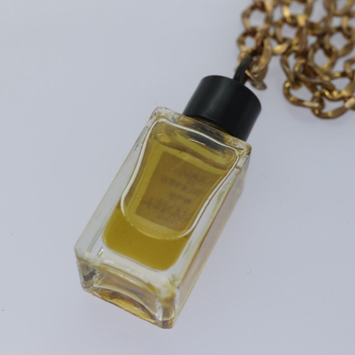 CHANEL Chain Perfume 2Set Gold Silver CC Auth bs14879