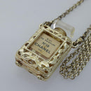CHANEL Chain Perfume 2Set Gold Silver CC Auth bs14879-9
