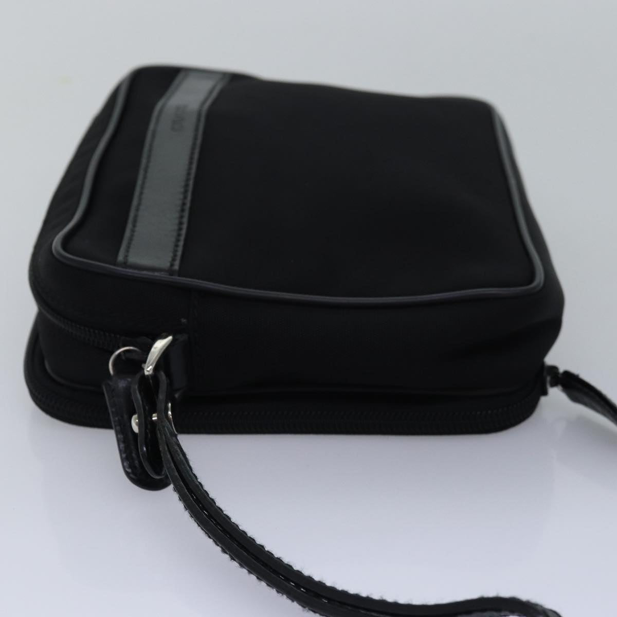 GUCCI Clutch Bag Nylon Black 018 2020 3700 Auth bs14886