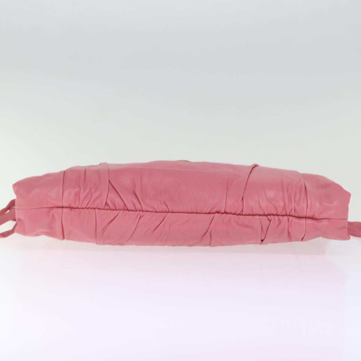 GUCCI Clutch Bag Leather Pink 197015 Auth bs14887