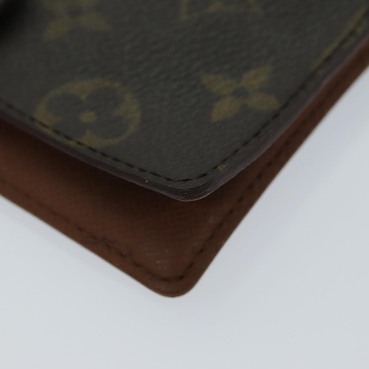 LOUIS VUITTON Monogram Agenda PM Day Planner Cover R20005 LV Auth bs14893