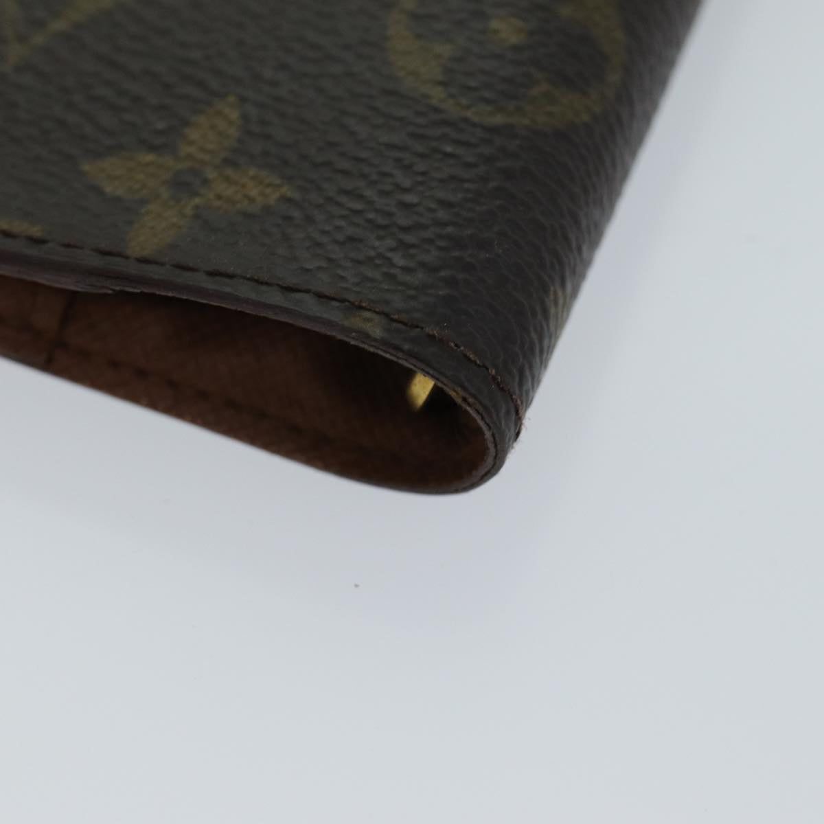 LOUIS VUITTON Monogram Agenda PM Day Planner Cover R20005 LV Auth bs14893