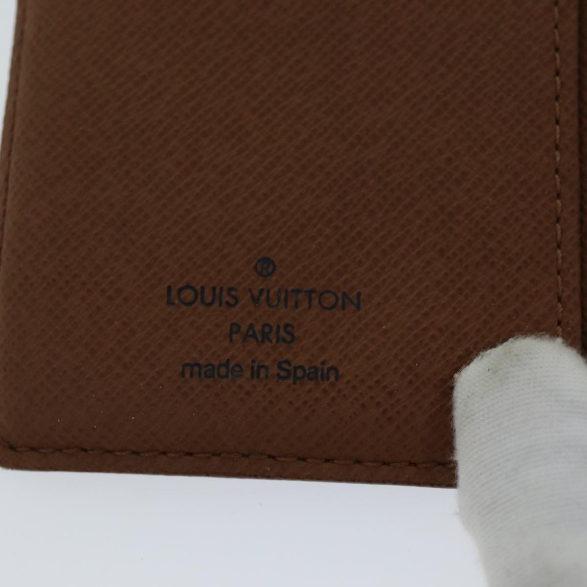 LOUIS VUITTON Monogram Agenda PM Day Planner Cover R20005 LV Auth bs14893