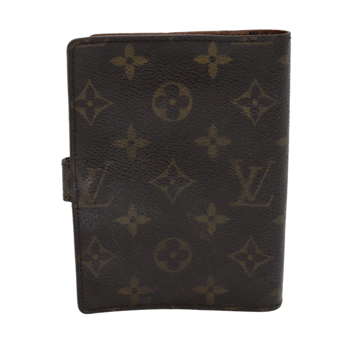 LOUIS VUITTON Monogram Agenda PM Day Planner Cover R20005 LV Auth bs14893