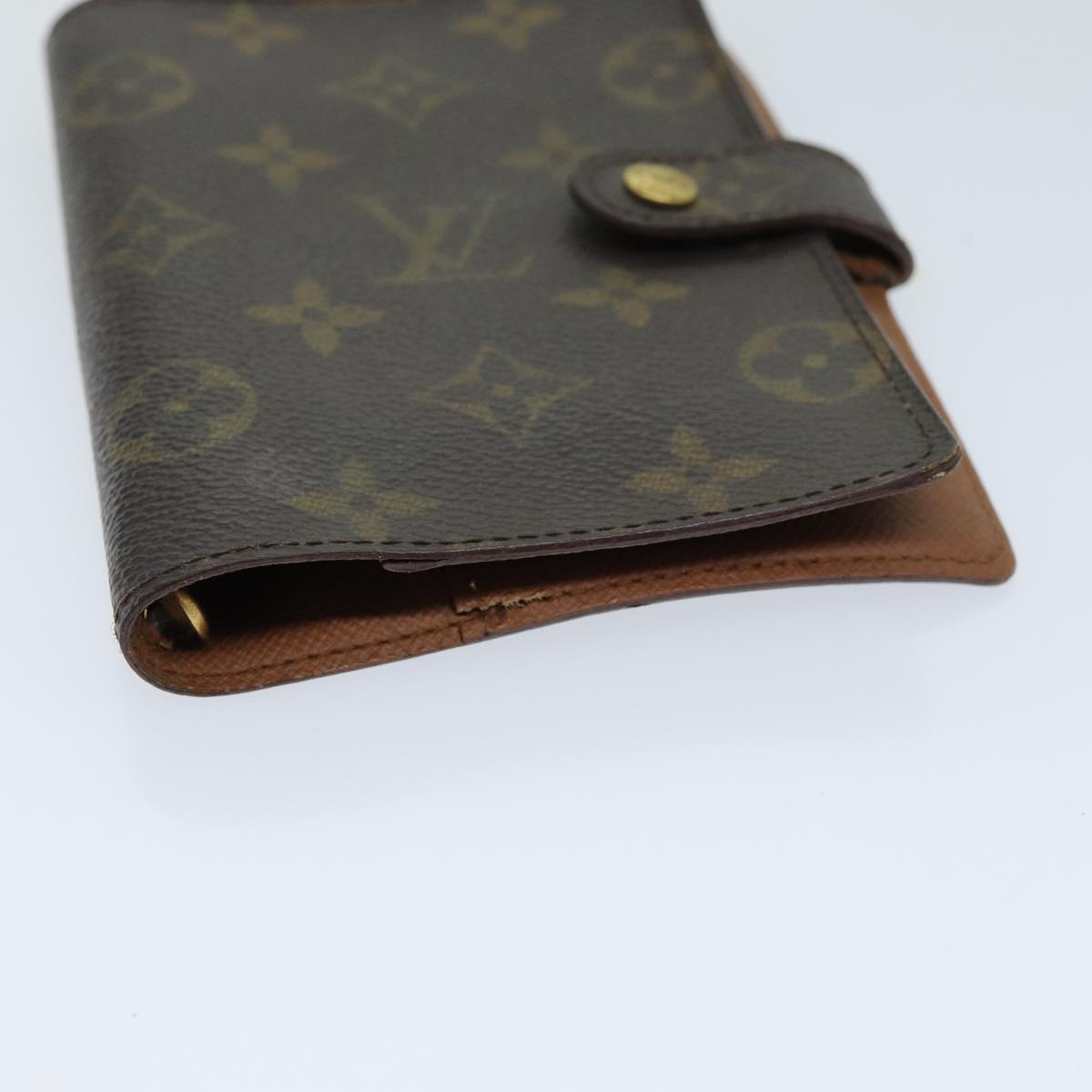 LOUIS VUITTON Monogram Agenda PM Day Planner Cover R20005 LV Auth bs14893