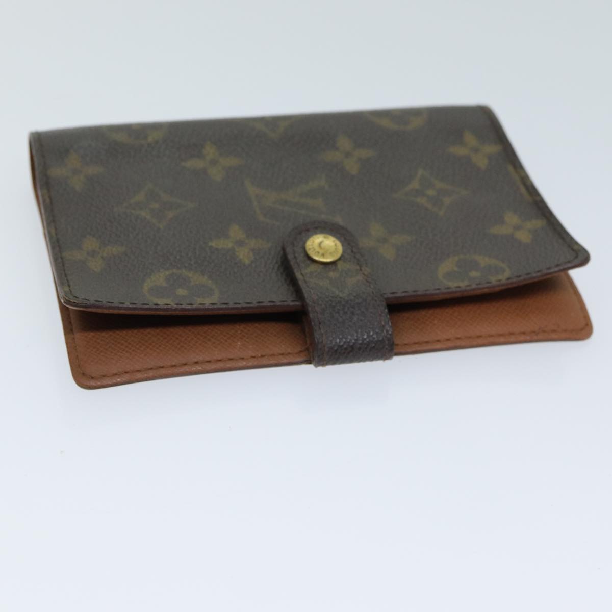 LOUIS VUITTON Monogram Agenda PM Day Planner Cover R20005 LV Auth bs14893