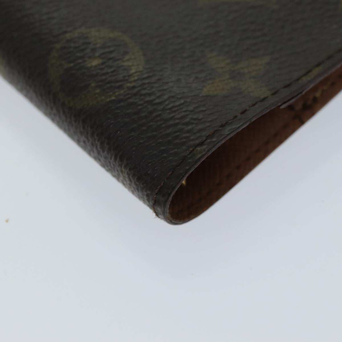 LOUIS VUITTON Monogram Agenda PM Day Planner Cover R20005 LV Auth bs14893