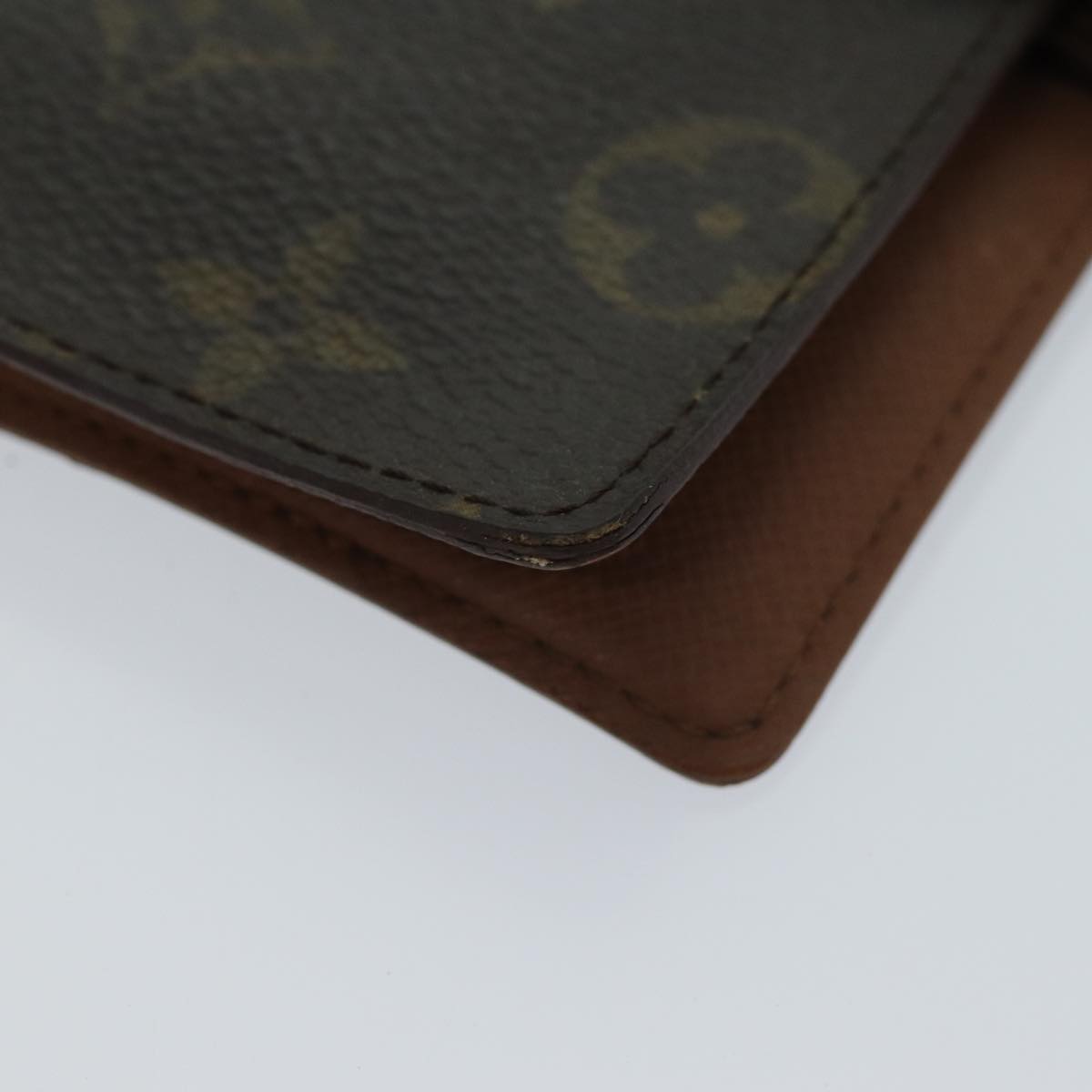 LOUIS VUITTON Monogram Agenda PM Day Planner Cover R20005 LV Auth bs14893