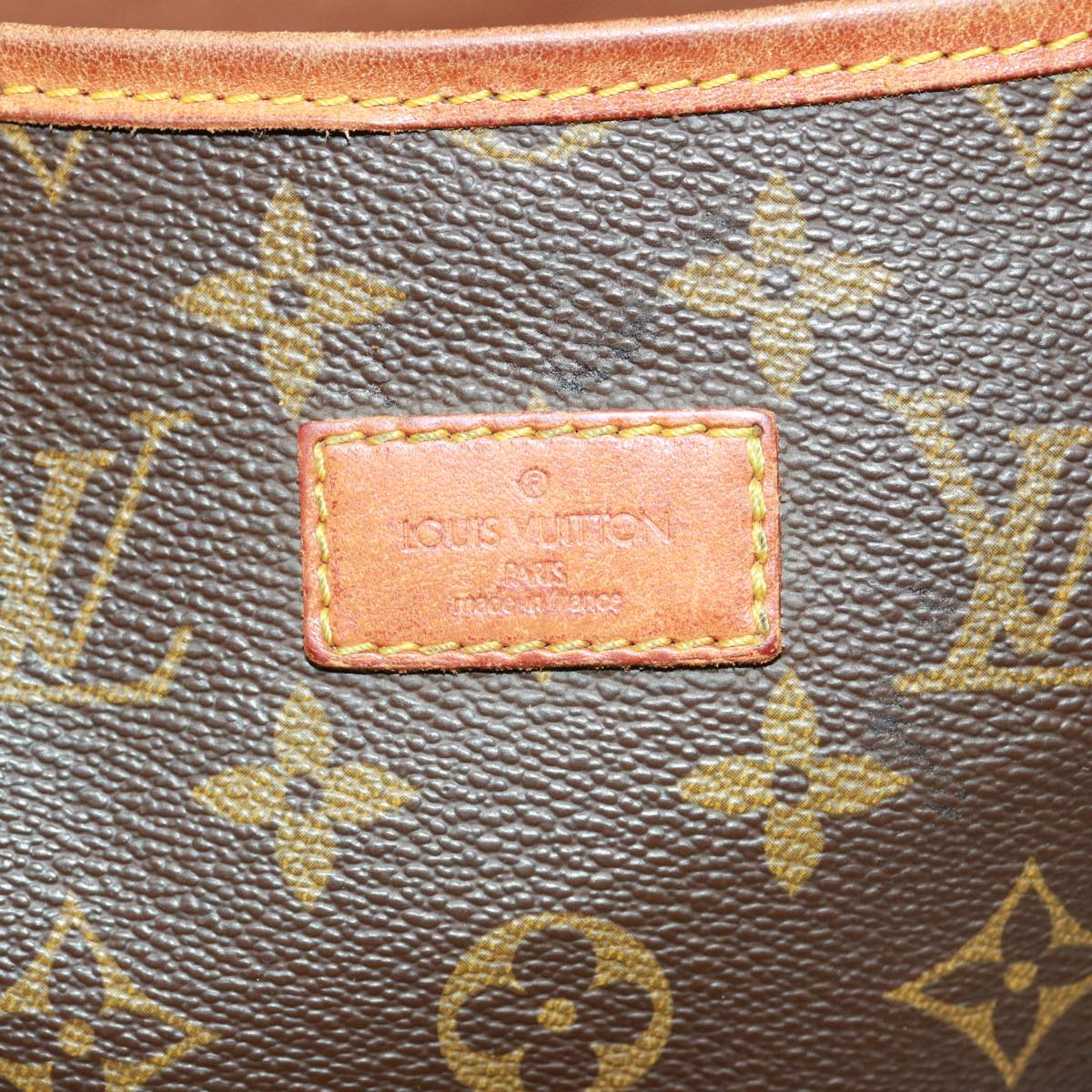 LOUIS VUITTON Monogram Saumur 35 Shoulder Bag M42254 LV Auth bs14898