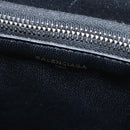 BALENCIAGA Shoulder Bag Leather Black Auth bs14918-10