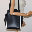 BALENCIAGA Shoulder Bag Leather Black Auth bs14918-20