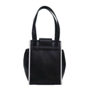 BALENCIAGA Shoulder Bag Leather Black Auth bs14918-2