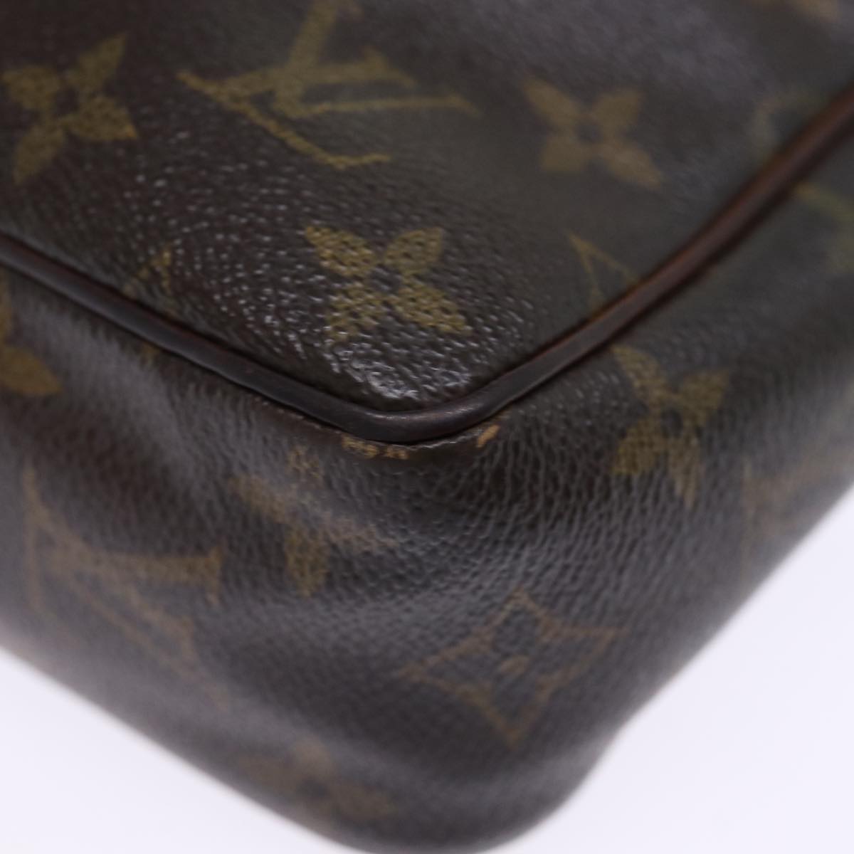 LOUIS VUITTON Monogram Compiegne 23 Clutch Bag M51847 LV Auth bs14931