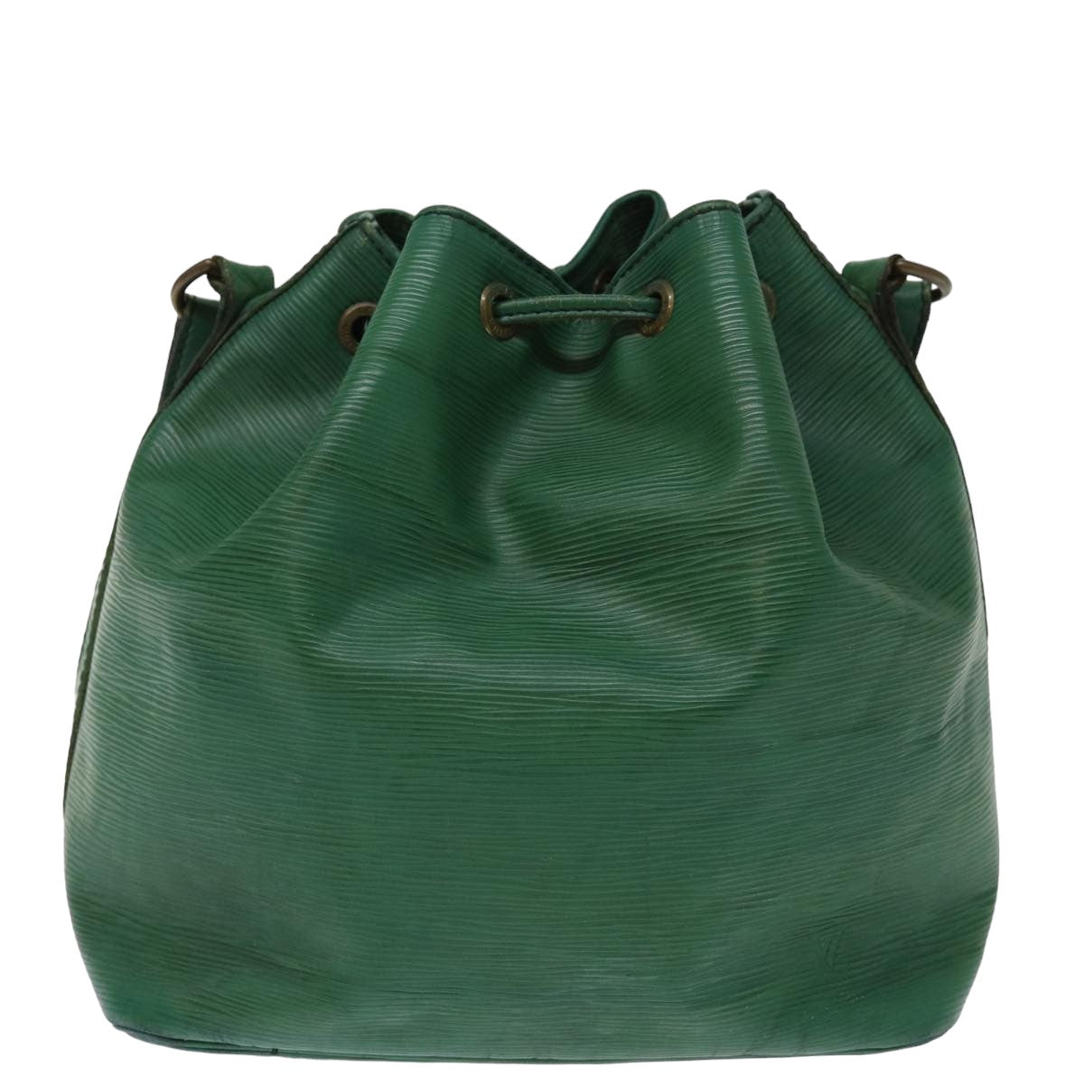 LOUIS VUITTON Epi Petit Noe Shoulder Bag Green M44104 LV Auth bs14936