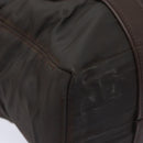 HERMES Acape Luco PM Hand Bag Nylon Brown Auth bs14944-14