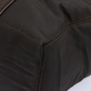 HERMES Acape Luco PM Hand Bag Nylon Brown Auth bs14944-16