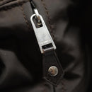 HERMES Acape Luco PM Hand Bag Nylon Brown Auth bs14944-10