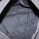 HERMES Acape Luco PM Hand Bag Nylon Brown Auth bs14944-11