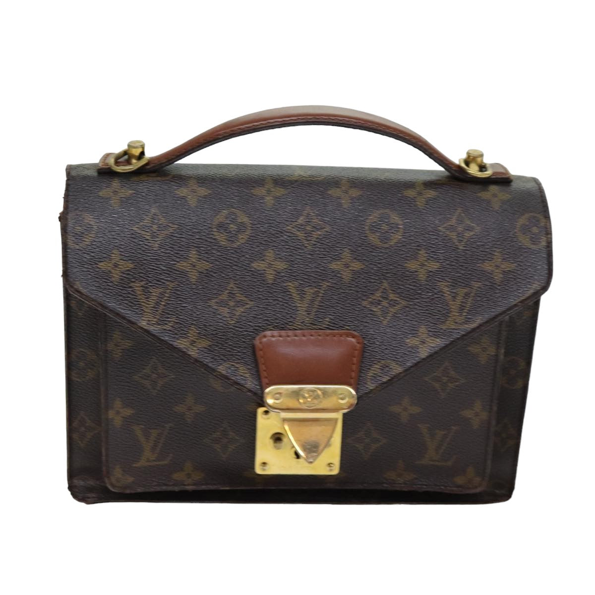 LOUIS VUITTON Monogram Monceau 26 Shoulder Bag M51187 LV Auth bs14955