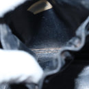 CHANEL Bicolole Vanity Cosmetic Pouch Leather Black CC Auth bs14966-21