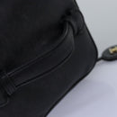 CHANEL Bicolole Vanity Cosmetic Pouch Leather Black CC Auth bs14966-7