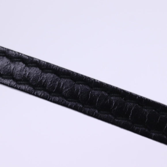 BALENCIAGA Navy Pochette Shoulder Bag Canvas Black White 339937 Auth bs14976